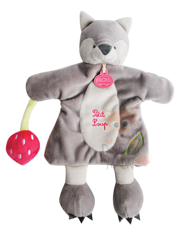  tale handpuppet grey wolf strawberry 